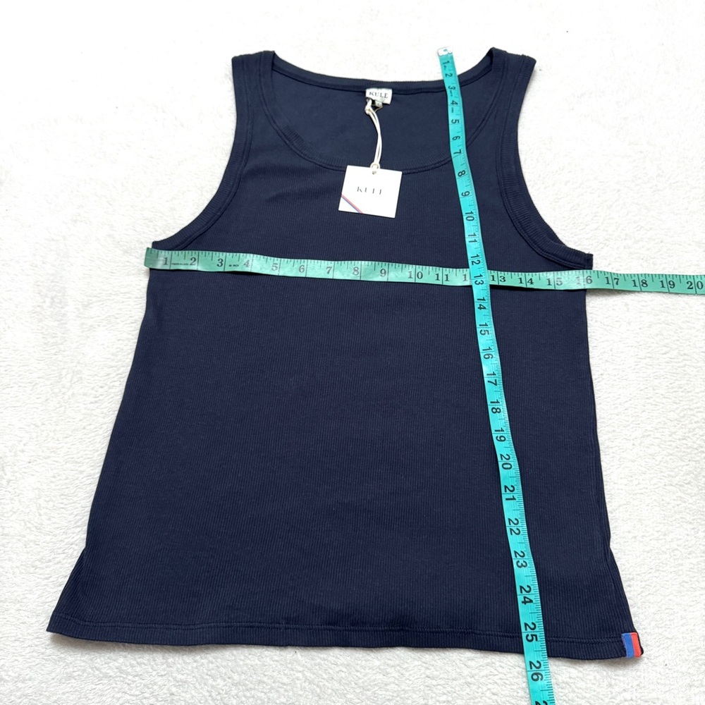 KULE Navy Rib Tank Top - Picture 6 of 6